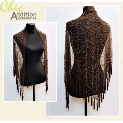 Beaded shawl 02-424D